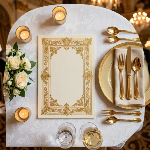 gold menu